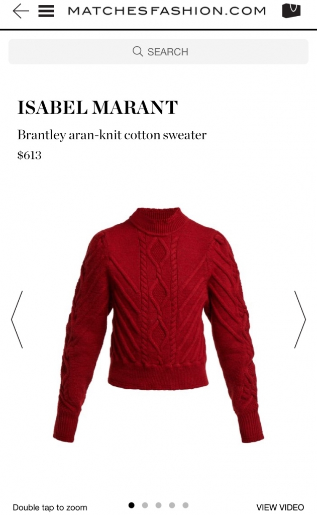 Matchesfashion Product Page Example