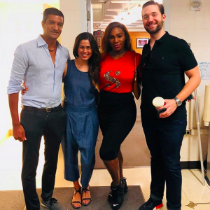 Ramesh Srinivasan, Syama Meagher, Serena Williams & Alexis Ohanian at Target HQ