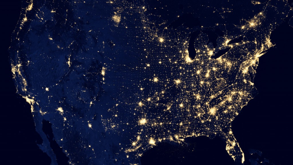 north america from space